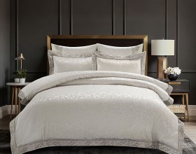 Комплект постельного белья Евро, жаккард 591N-4